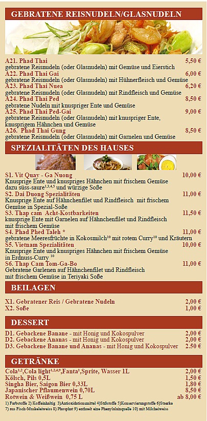 Daiduong Speisekarte 5